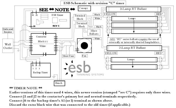 ESB 3-Wire Timer Schematic